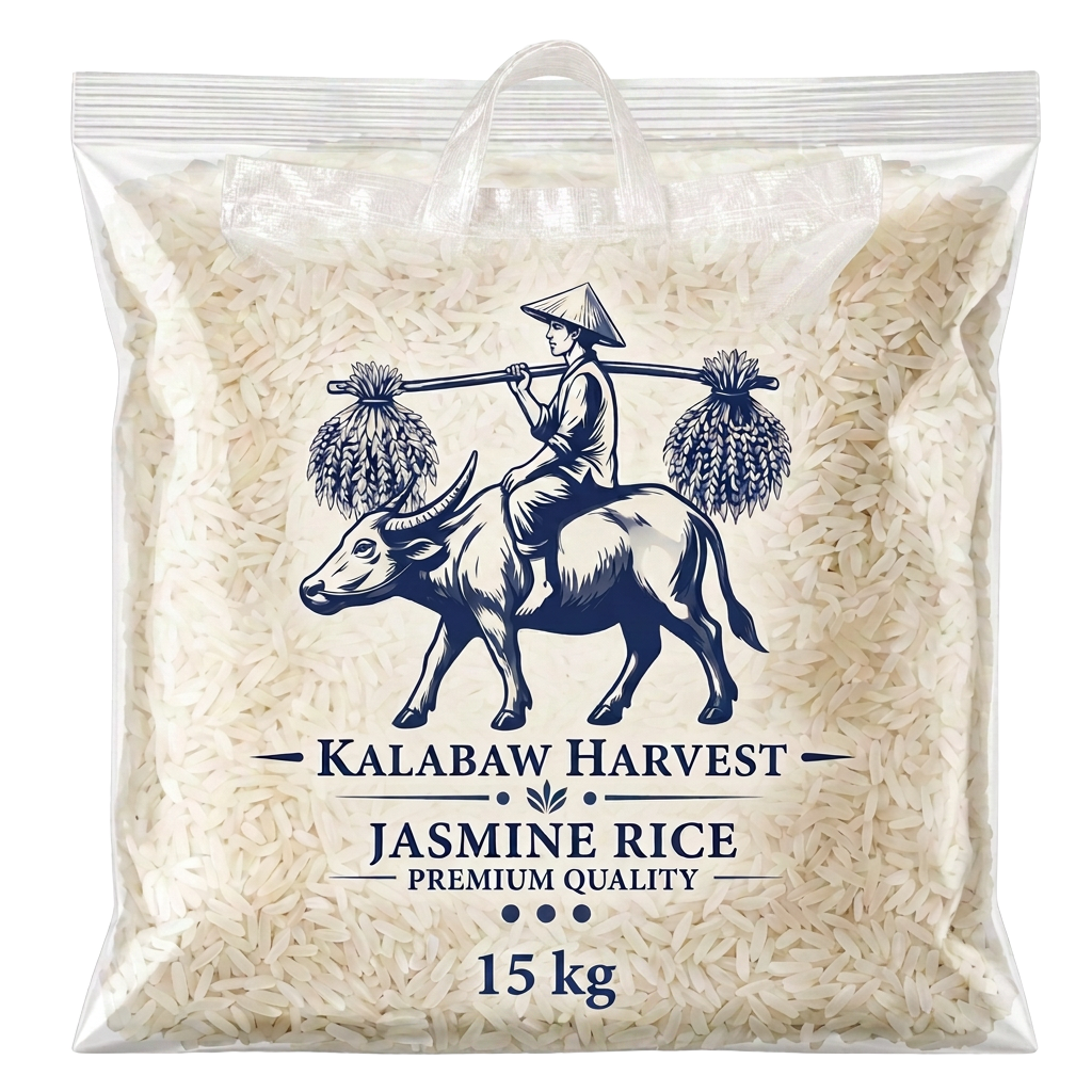 Kalabaw Harvest Jasmine Rice 15 kg sack