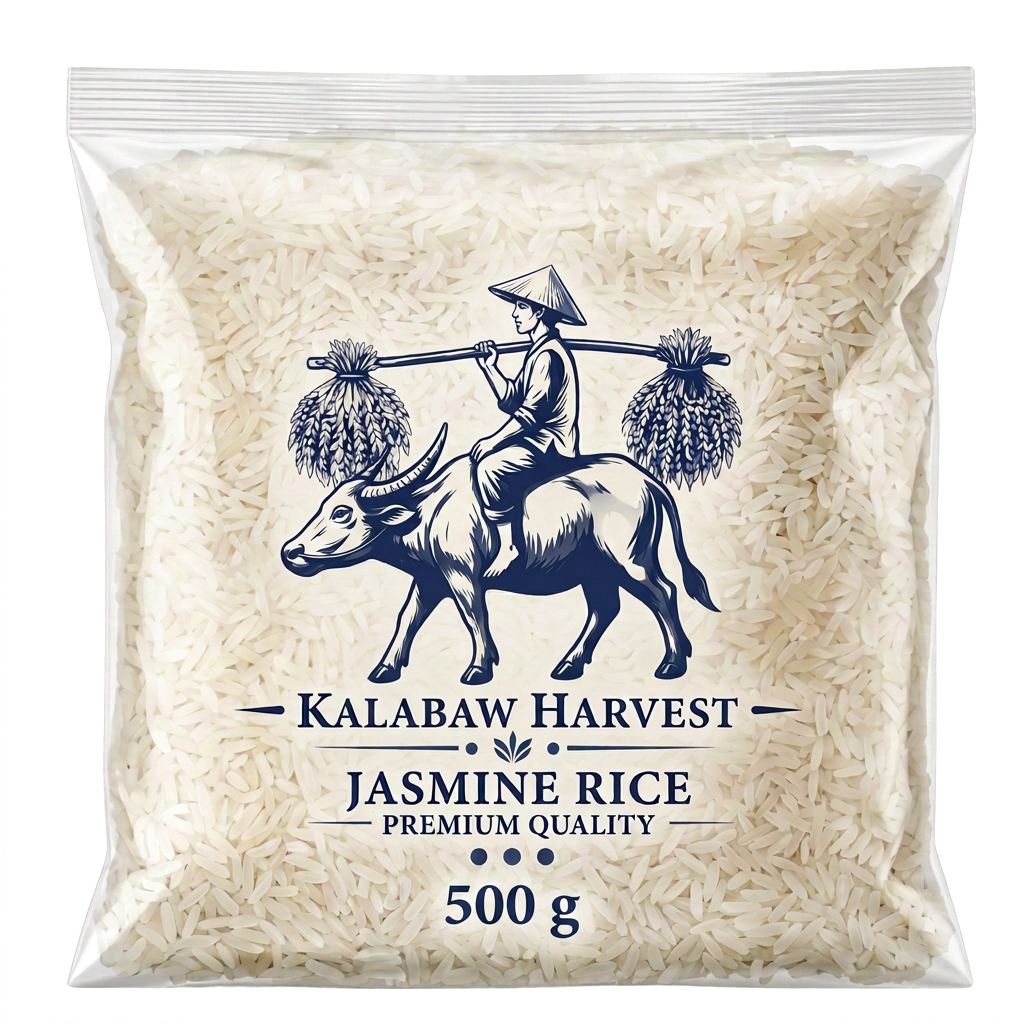 Kalabaw Harvest Jasmine Rice 500 g retail pouch